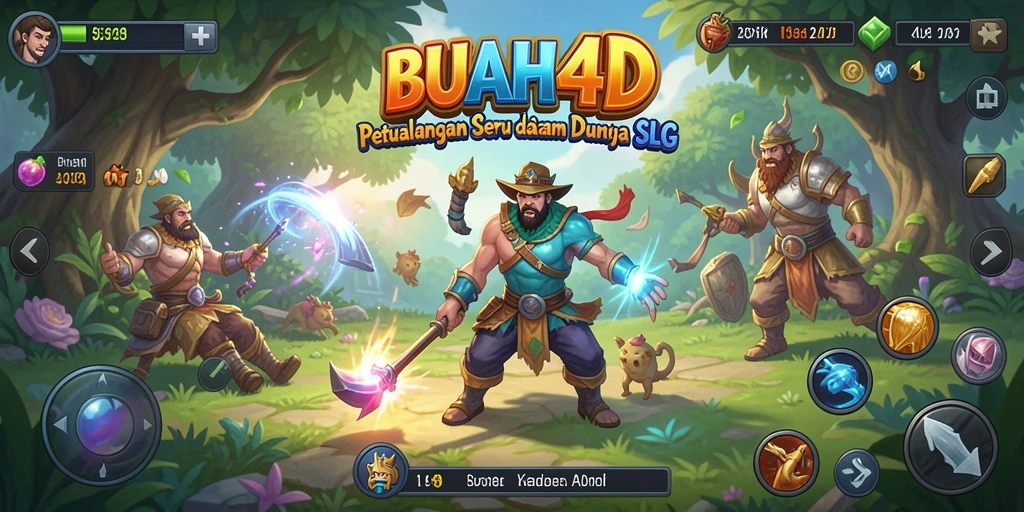 Tangkapan layar BUAH4D menunjukkan gameplay yang seru dan interaktif dalam dunia SLG.