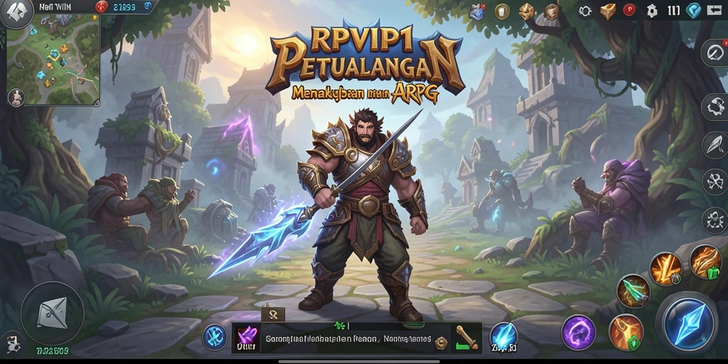 Tampilan gameplay seru dari RPVIP1 dalam aksi ARPG yang mendebarkan.