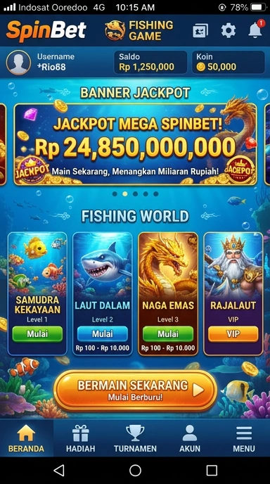 Pengaturan profil pengguna di aplikasi spinbet dengan mudah.